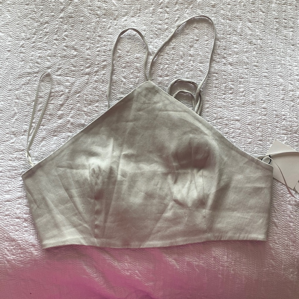 NWT Zara linen top